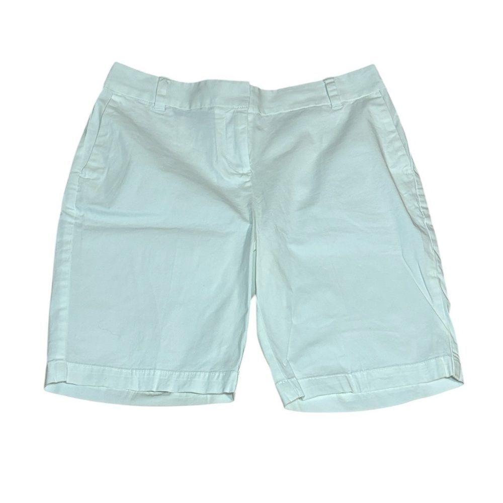 Liz Claiborne White Jackie Bermuda Shorts, 10P